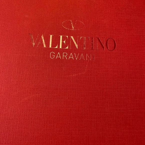 Valentino Plum Suede Ballet Ankle Strap Pumps - Picture 7 of 7